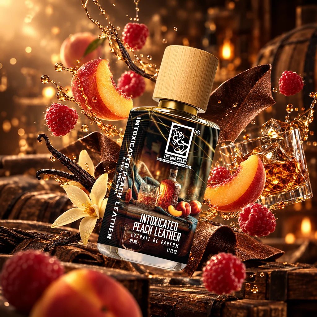 Dua Intoxicated Peach Leather - FragranceGems