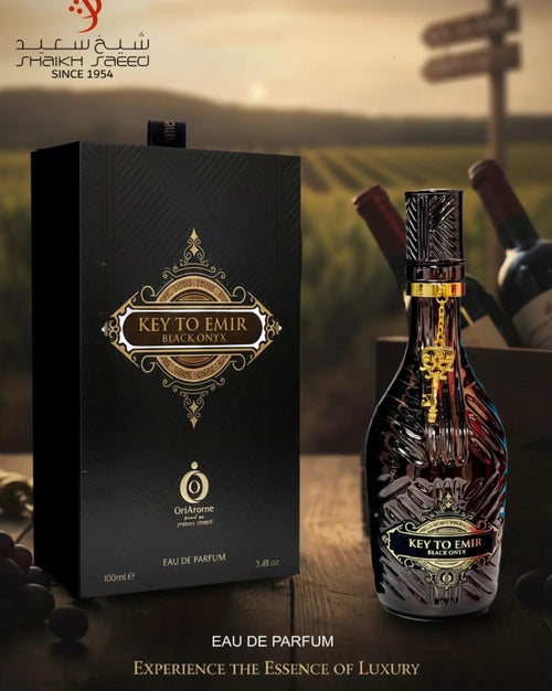Shaikh Saeed Black Onyx (100ml) – Arabische Eau de Parfum, flacon